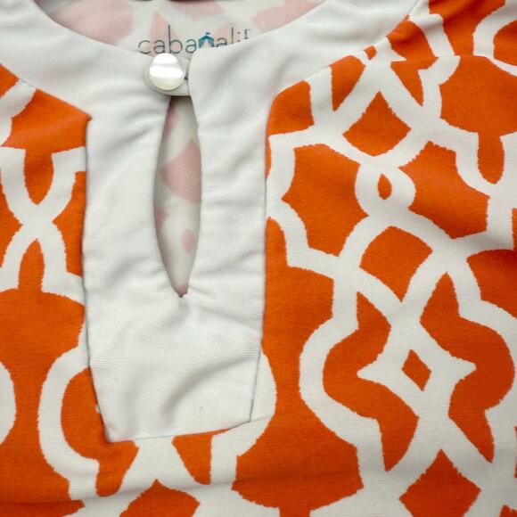 Cabana Life Orange Girls Swim Cover Up - Picture 3 of 7